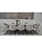 Ceramic table Dino TML-960 calacatta crystal black order